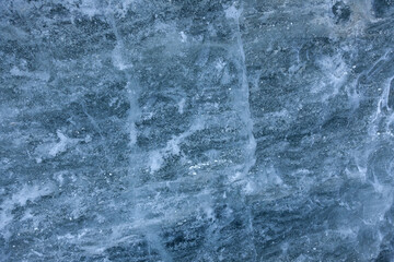 Obraz premium natural ice block texture in a mountain glacier