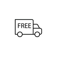 free delivery icons  symbol vector elements for infographic web