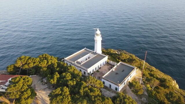 Aerial views from Cabo de la Nao, Javea, Alicante, Spain
