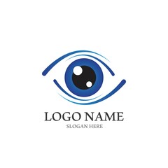 Obraz premium Eye Care vector logo design