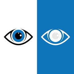 Eye Care vector logo design