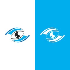 Eye Care vector logo design