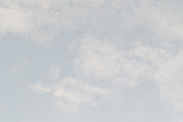 Blue sky with white clouds. Sky background.