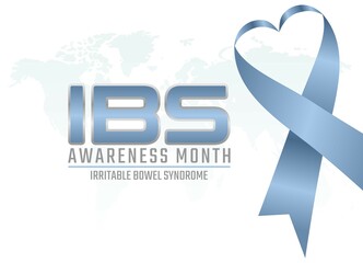 vector graphic of IBS awareness month good for IBS awareness month celebration. flat design. flyer design.flat illustration.
