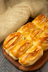 Swiss breads on the table.