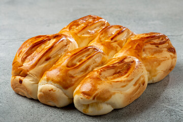 Swiss breads on the table.