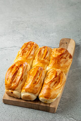 Swiss breads on the table.