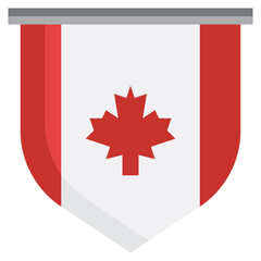 Fototapeta premium FLAG flat icon