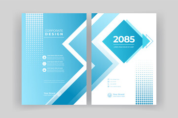 Template vector design for Book cover, Brochure, Annual Report, Magazine, Poster, Corporate Presentation, Portfolio, Flyer, layout.
