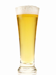 Pils Beer on white Background - Isolated