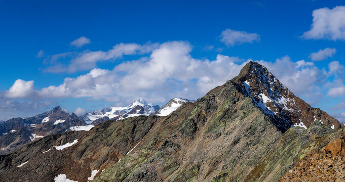 Panoramic view from Gaislachkogel mountain