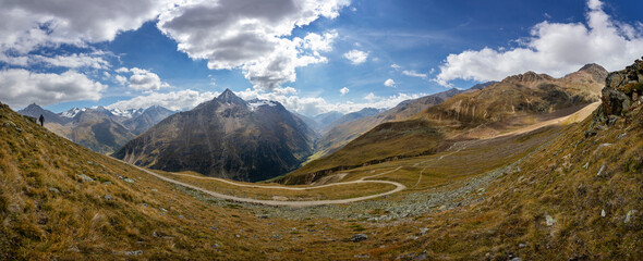 Panoramic View From Wildspitze Mountain