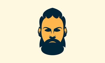 royal man logo and flat color