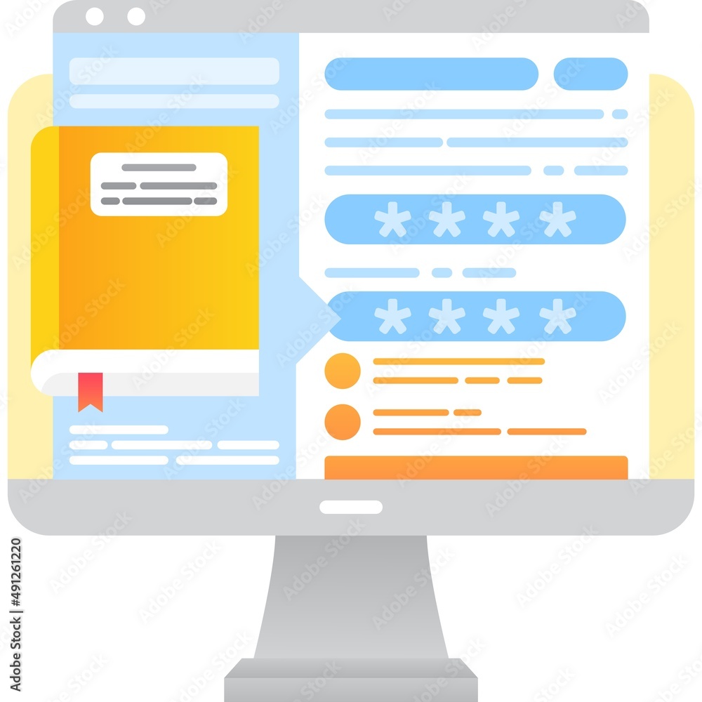 Aufkleber secure password on pc for verification vector icon