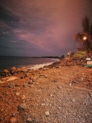 sunset at the beach