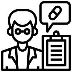 PHARMACIST3 line icon