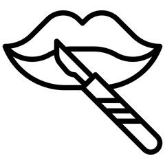 MOUTH2 line icon