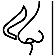 NOSE1 line icon