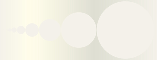 Light,  bright  and shiny circle design. Vector background for your website or banner design with golden ratio circles in light and bright neutral colors