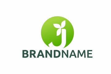 Letter J logo design, minimalist media logo design