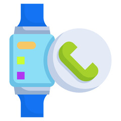 Obraz premium CALL flat icon