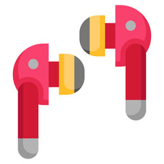 EARBUDS flat icon
