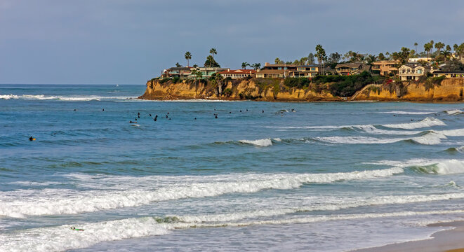 A very beautiful landscape on a autumn day in San Diego, California, USA.
