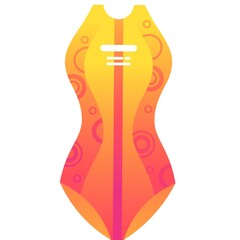 Swimsuit fashion clothes icon girl swimwear vector