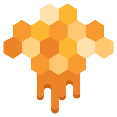 HONEY BEE flat icon
