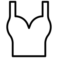 tank top1 outline icon