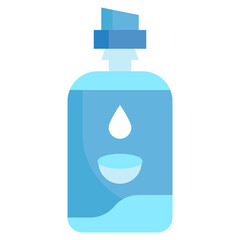 CONTACT LENS SOLUTION flat icon