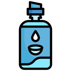 CONTACT LENS SOLUTION filled outline icon
