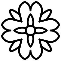 FLOWER16 line icon
