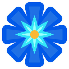 FLOWER24 flat icon