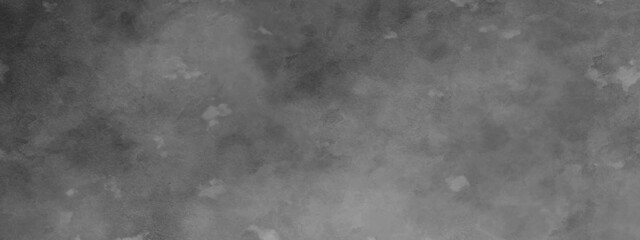 Empty surreal room wall blackboard pale. Old paper background dark gray grunge with marble vintage texture, watercolor, paint with paint splashes. Black ink and watercolor textures on grunge paper. 