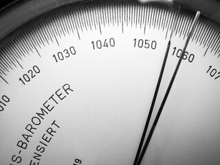Dial of a barometer