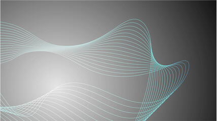 technology lines wave concept design modern dynamic lines wave style background