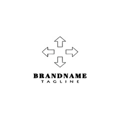 full screen logo icon design template vector illustration