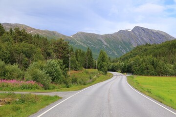 Road in Sunnmore, Norway