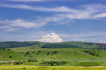 Green hills of Karachay-Cherkessia