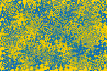 Popular Ukraine flag color background blur trendy blue yellow background, super current layout base, shiny cool, picture trend postcard