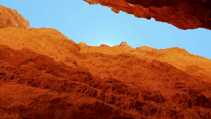 pink cliff landscape