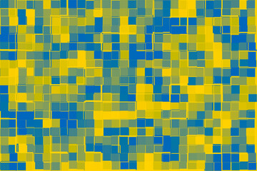 Popular Ukraine flag color background blur trendy blue yellow background, super current layout base, shiny cool, picture trend postcard