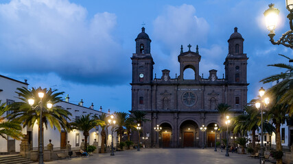 Fototapeta na wymiar Santa Ana Cathedral in Las palmas of Gran Canaria