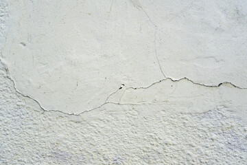 surface of concrete gray wall  in cracks