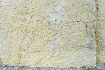 surface of concrete gray wall  in cracks