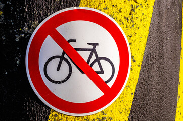 no bike sign in germany