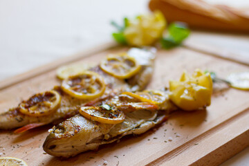 Chub fish dish