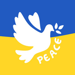Peace Dove - For Peace in Ukraine - Stop War in Ukraine