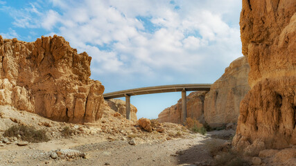 Zohar Bridge is the lowest bridge in the world in relation to sea level. The bridge is located on...